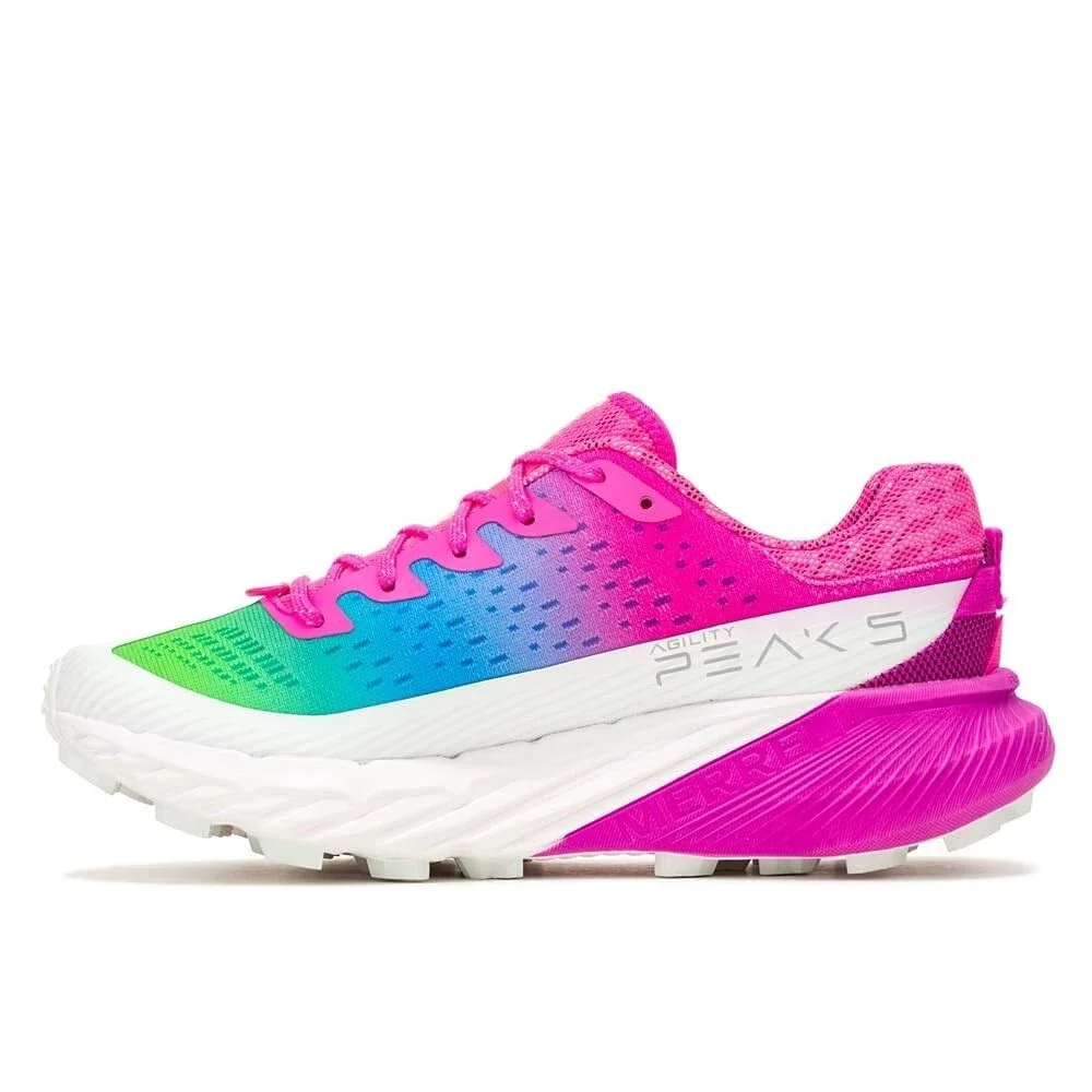 Merrell Agility Peak J500562 Sneaker Women 9.5M Pink Trail Running Shoes MEW1567